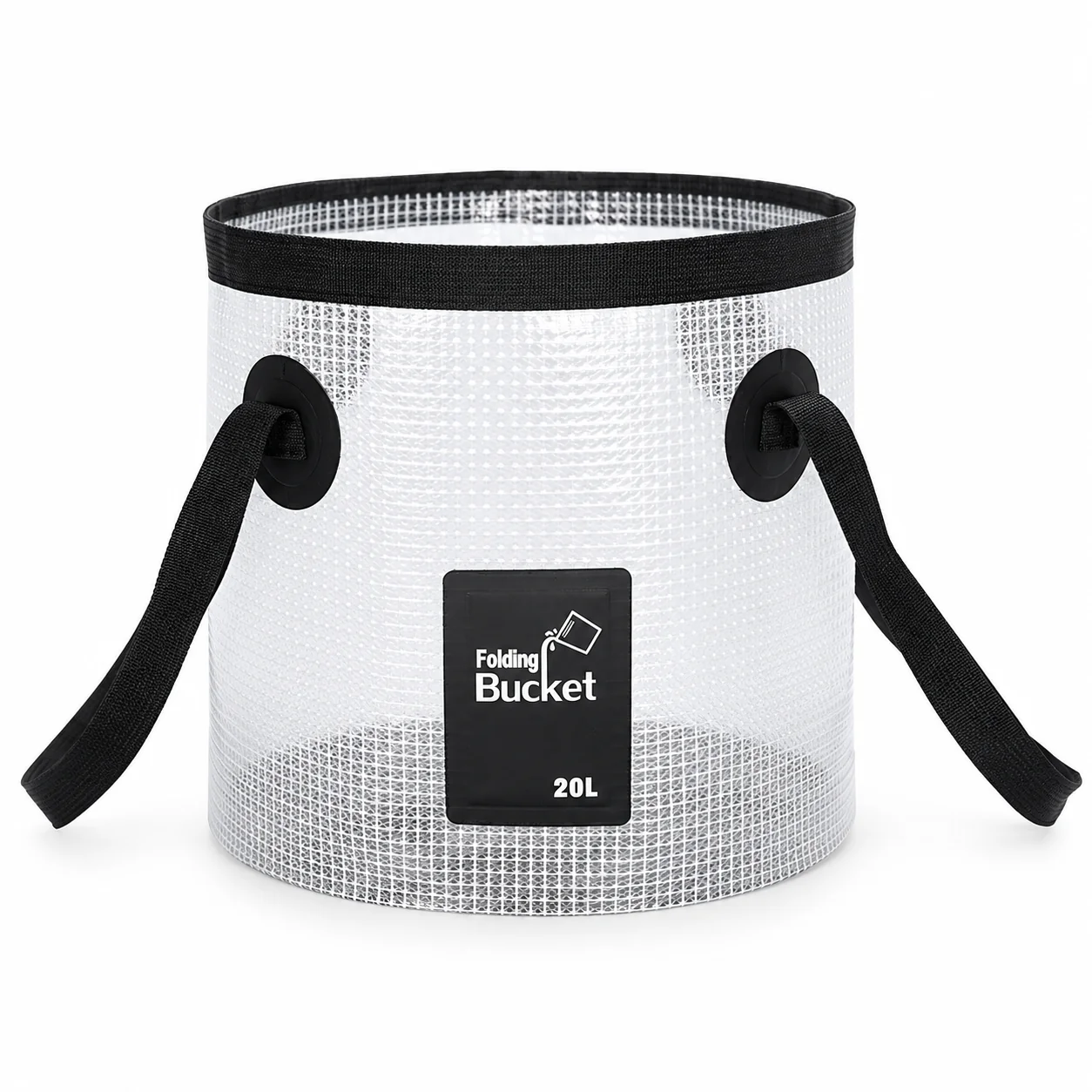 Clear Mesh Folding Fishing Bucket sample